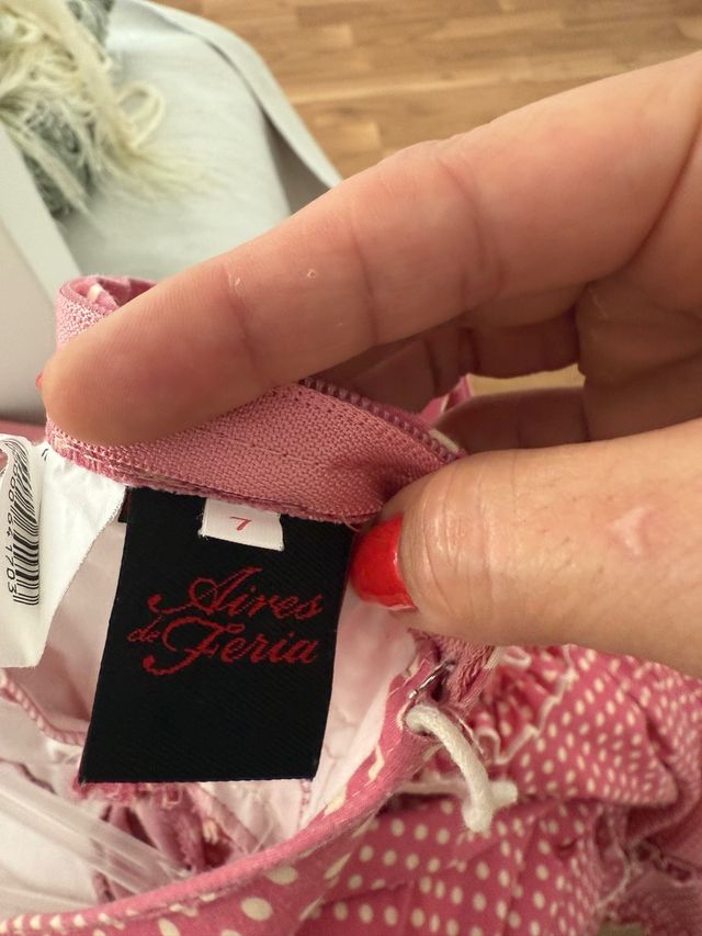 Vestido de gitana de niña