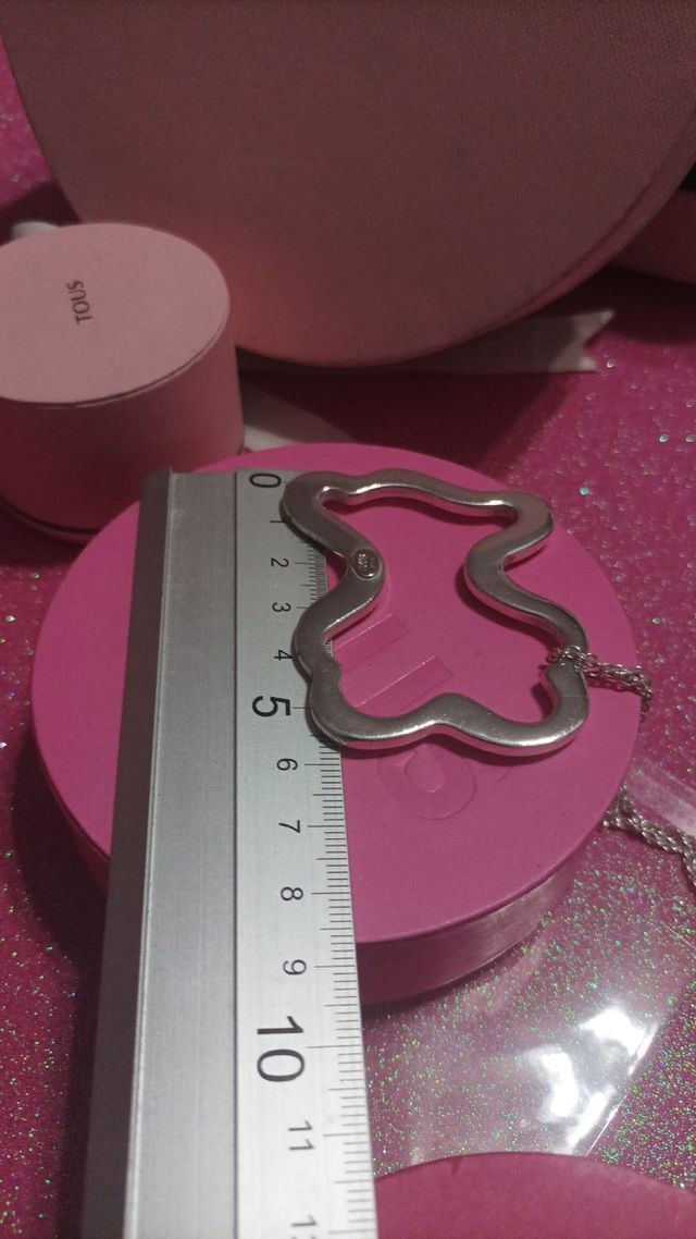 Colgante y collar Tous plata