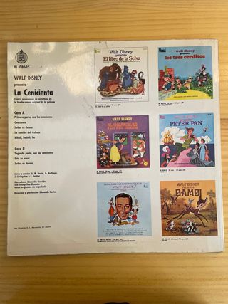 Vinilo Infantil La Cenicienta - Hispavox