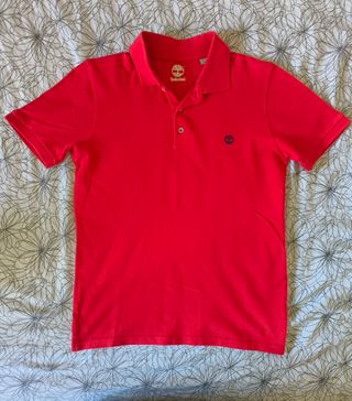 Polo Timberland rossa tg. 15-16 anni