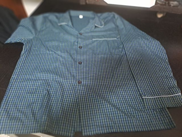 Pijama Hombre XL - Azul/Verde
