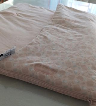 Carrito Bebecar rosa + accesorios