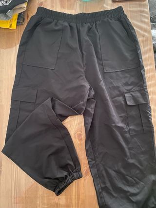 Pantalones Cargo SHEIN - Negro - Talla 1XL