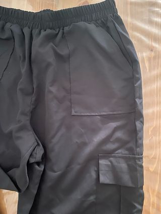 Pantalones Cargo SHEIN - Negro - Talla 1XL