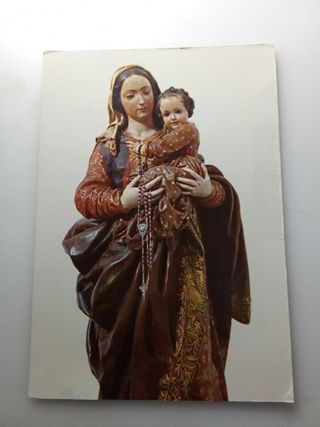 Postal Virgen Rosario - Arribas