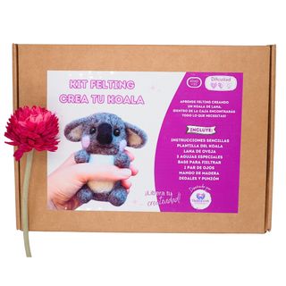 Kit felting koala. Manualidades 