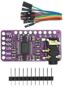 Interfaz I2S PCM5102A decodificador