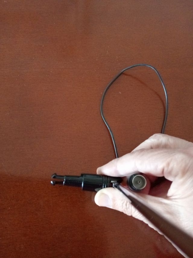 Antena de auto-radio de 60cm y 33cm d cable macho