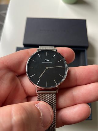Reloj Daniel Wellington - Negro & Plata