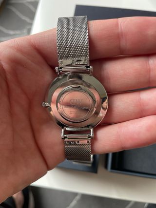Reloj Daniel Wellington - Negro & Plata