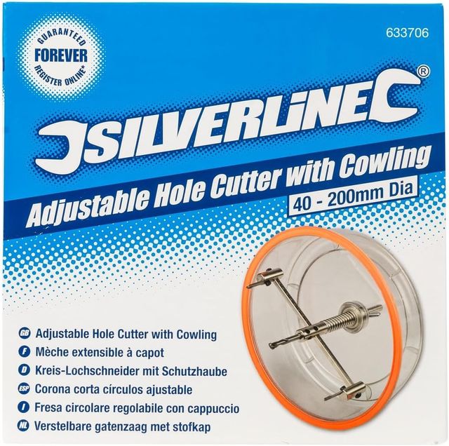 Silverline - Fresa circolare a corona Ø40 - 200 mm