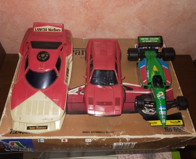 Modellini auto: Lancia, Ferrari, Benetton