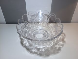 Centrotavola vetro trasparente