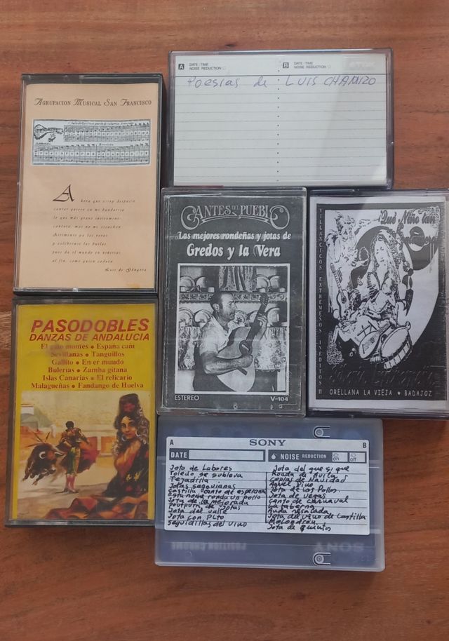 5 Casetes música tradicional
