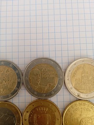 Monedas coleccionables de euro raras