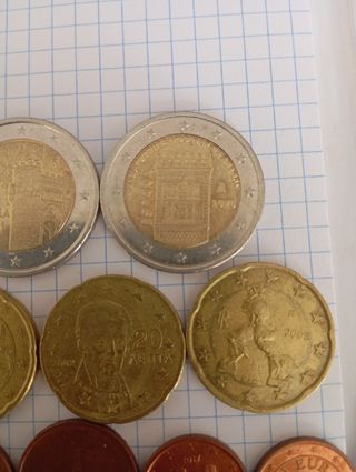 Monedas coleccionables de euro raras