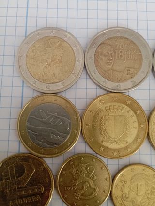 Monedas coleccionables de euro raras