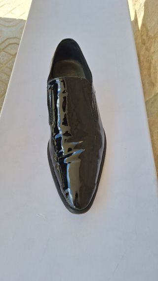 Zapatos charol negros talla 43