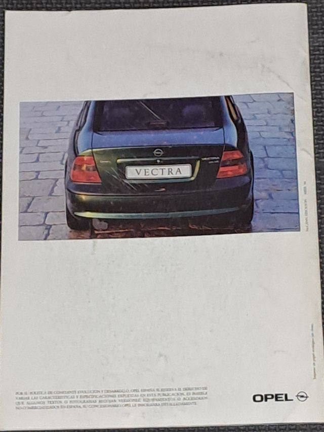 Catálogo Opel Vectra