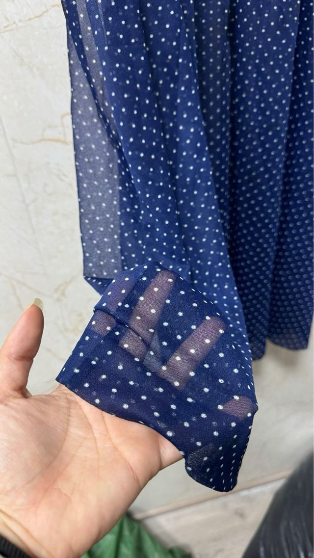 Vestido lunares azul 4XL