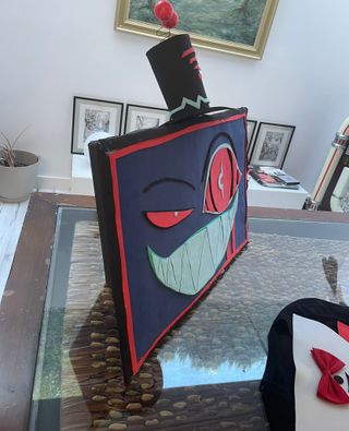 Cosplay Vox Hazbin Hotel, Cabeza Camiseta y guante