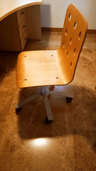 Silla giratoria madera