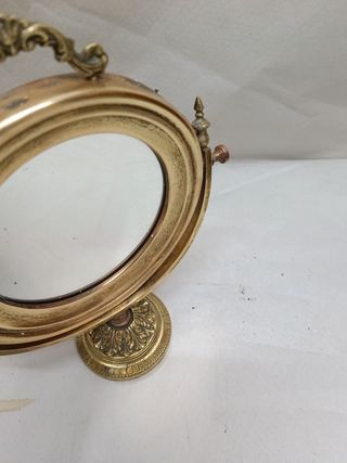 Espejo tocador antiguo dorado