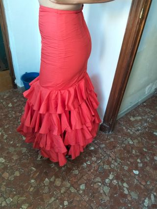 Falda Flamenca Roja