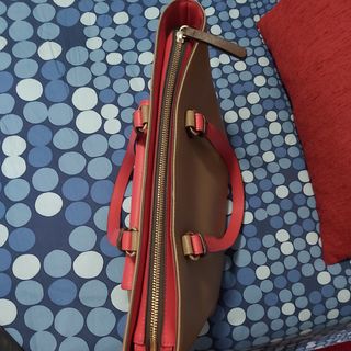 Bolso Tous marrón y rojo