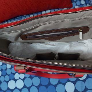 Bolso Tous marrón y rojo