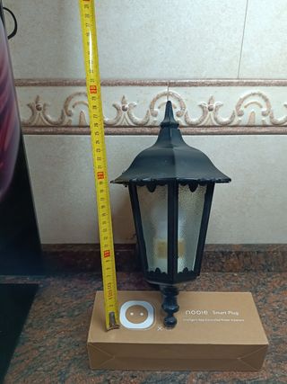 Aplique Farol Exterior - Negro