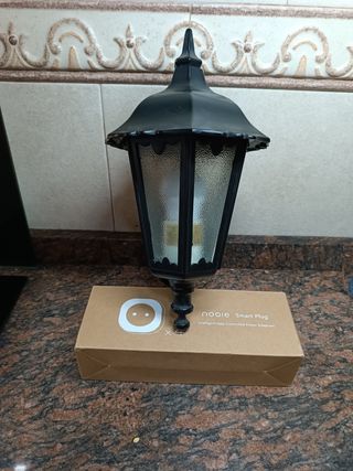 Aplique Farol Exterior - Negro