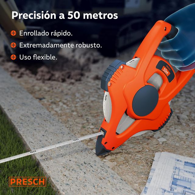 Cinta Métrica Fibra Vidrio Retracción 3:1