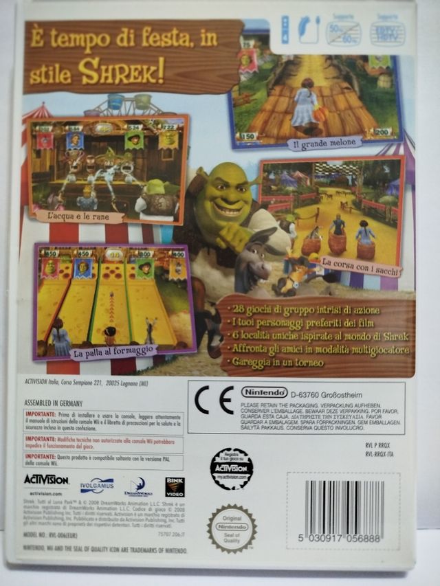 Shrek Tutti al Luna Park Wii