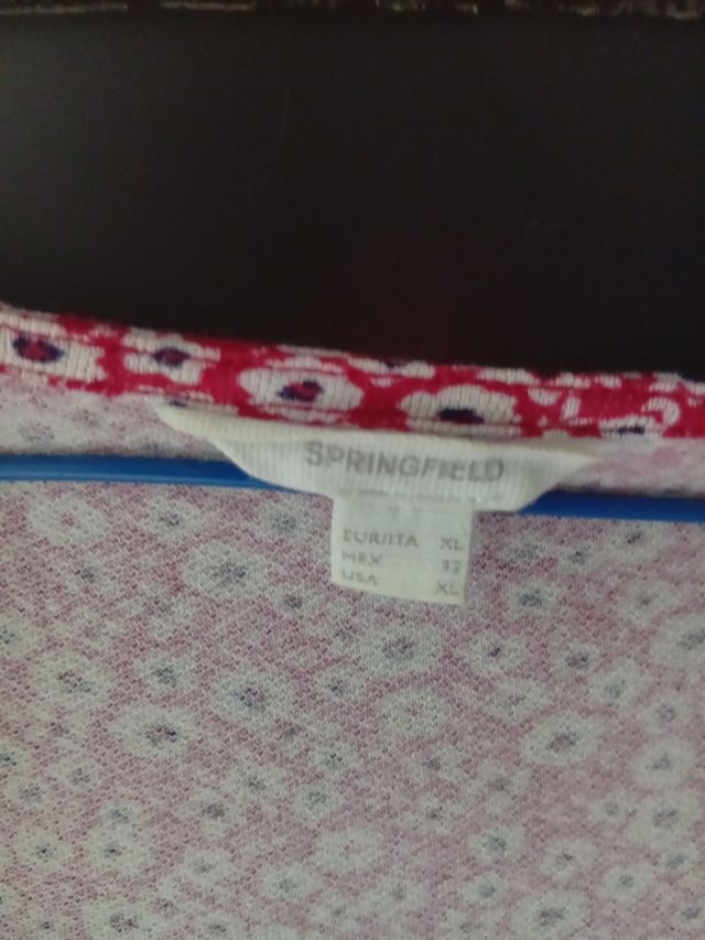 Vestido rojo con flores - verano