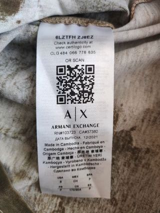 Camiseta Armani Exchange Talla S