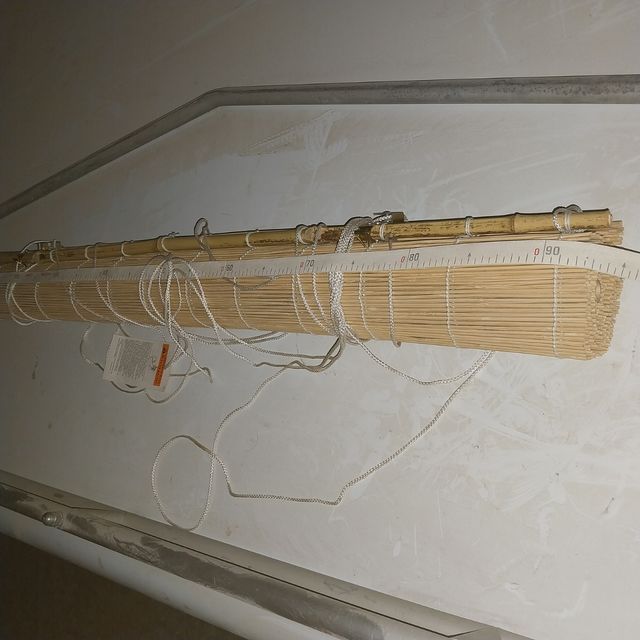 Cortina bambú enrollable - Beige