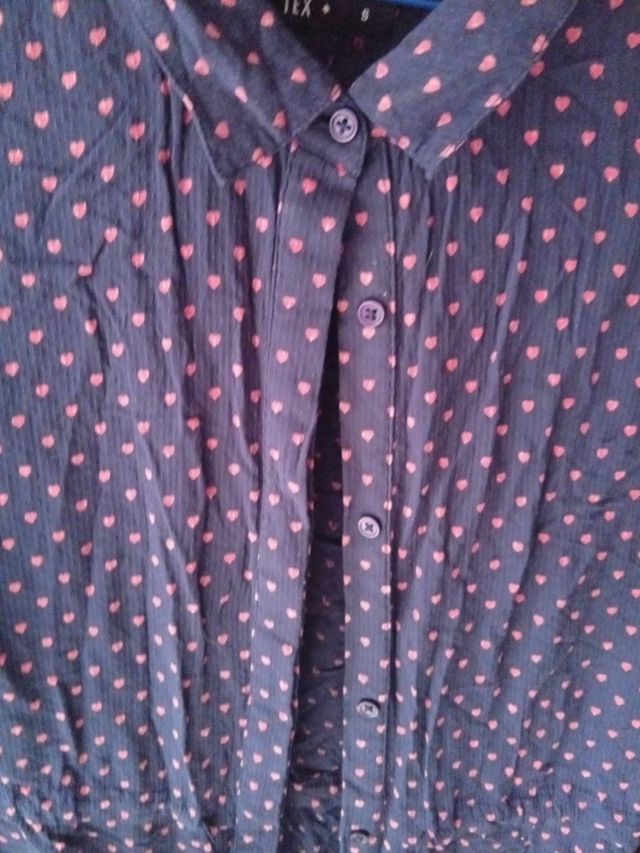 Vestido TEX verano - negro, rojo