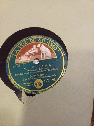 Discos de gramófono románticos