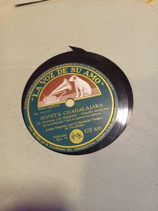 Discos de gramófono románticos