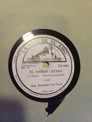 Discos de gramófono románticos