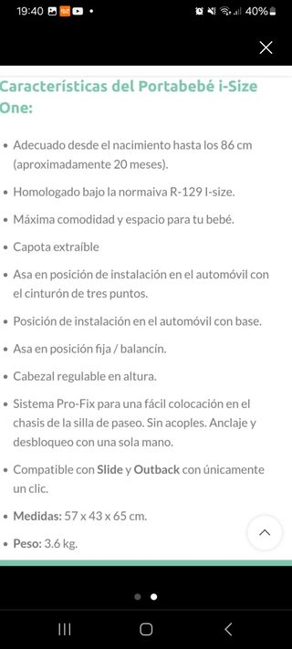 Silla paseo Be Cool One