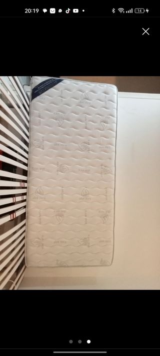 Somier y Colchón 90cm con motor - Cama articulada