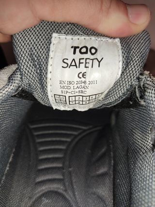 Zapatos seguridad Gris - Talla 40
