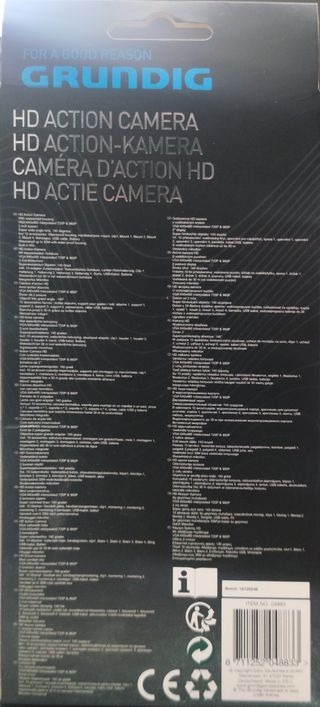 Grundig HD720p - Cámara Deportiva