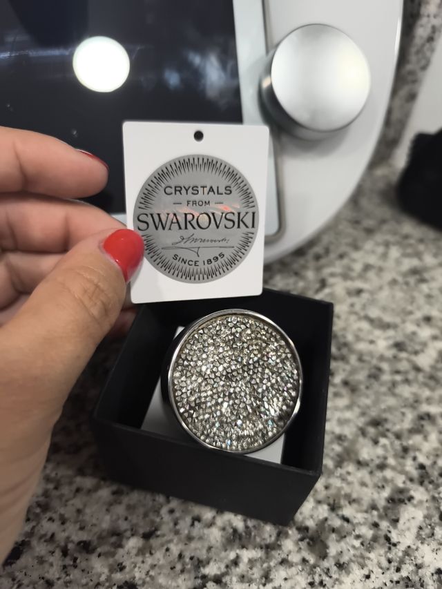 Pulsador Swarovski Thermomix tm6 con cristales