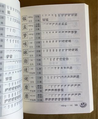 CHINO DICCIONARIO DE ORDEN DE TRAZOS. BOLSILLO