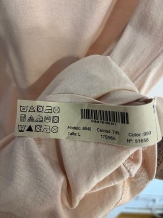 Camiseta Massimo Dutti rosa palo - Talla L