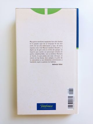 NOVELA "ÁGATA OJO DE GATO" DE CABALLERO BONALD