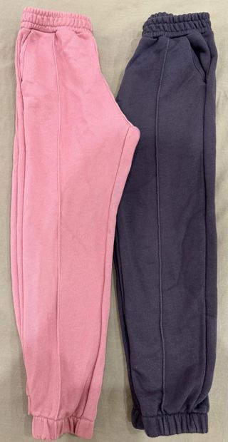 2 Pantalones chándal - Rosa y Morado